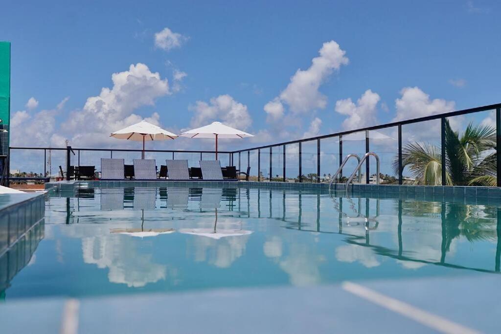 Flat No Centro De Porto De Galinhas - Perto Da Praia Principal E Vila Turistica Buitenkant foto